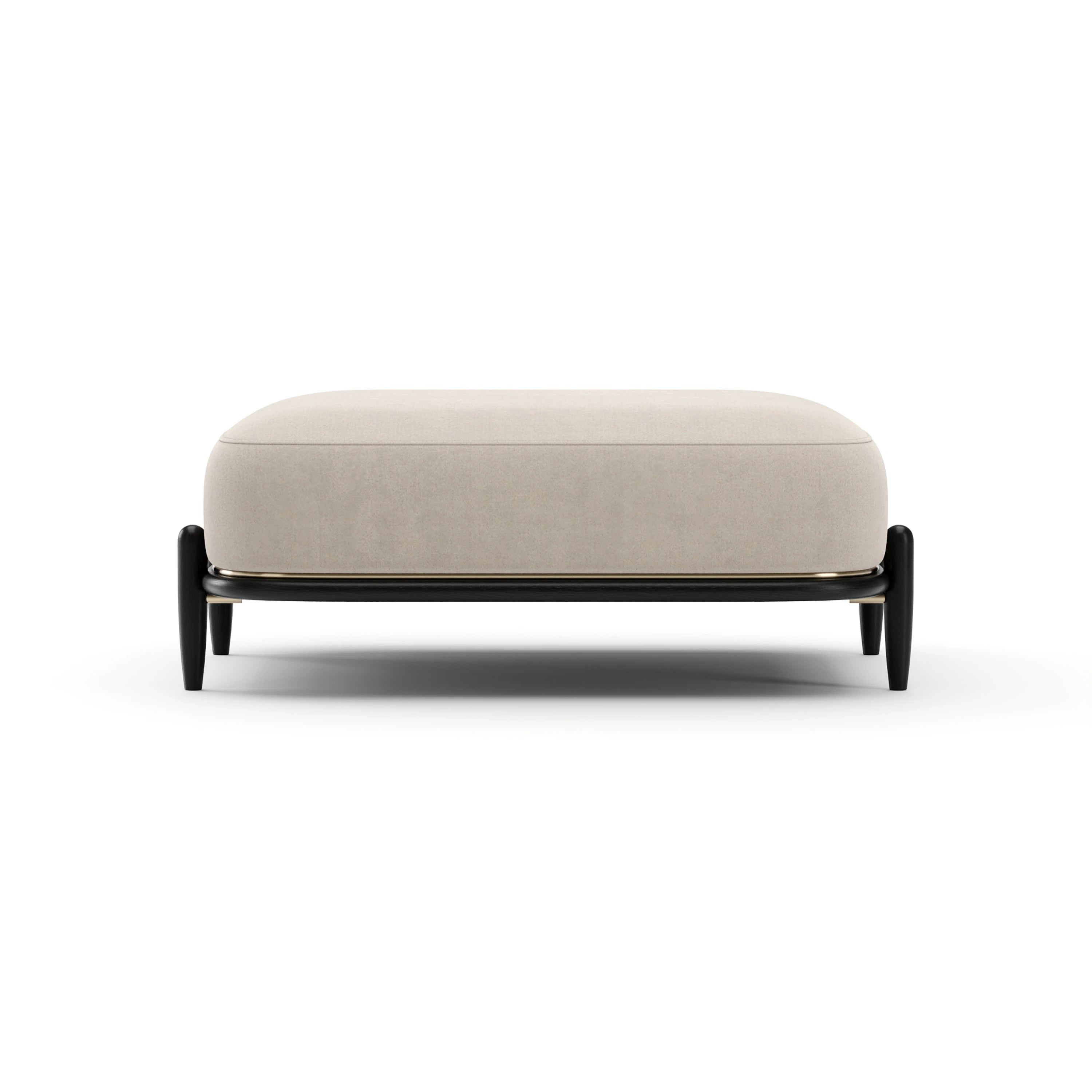 Madera Ottoman - Oatmeal - 2nd angle