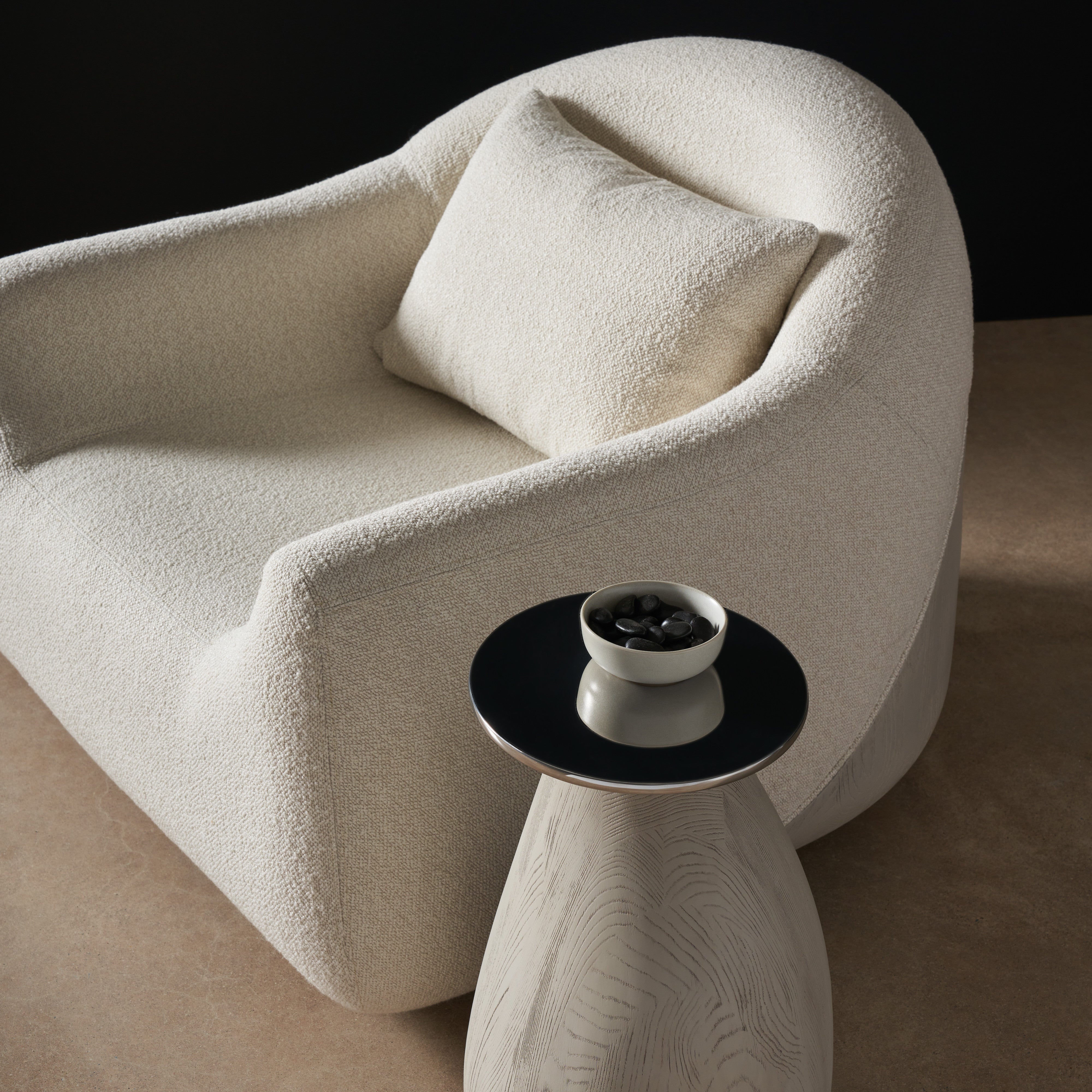 Serenity Swivel Chair in room - angle 1