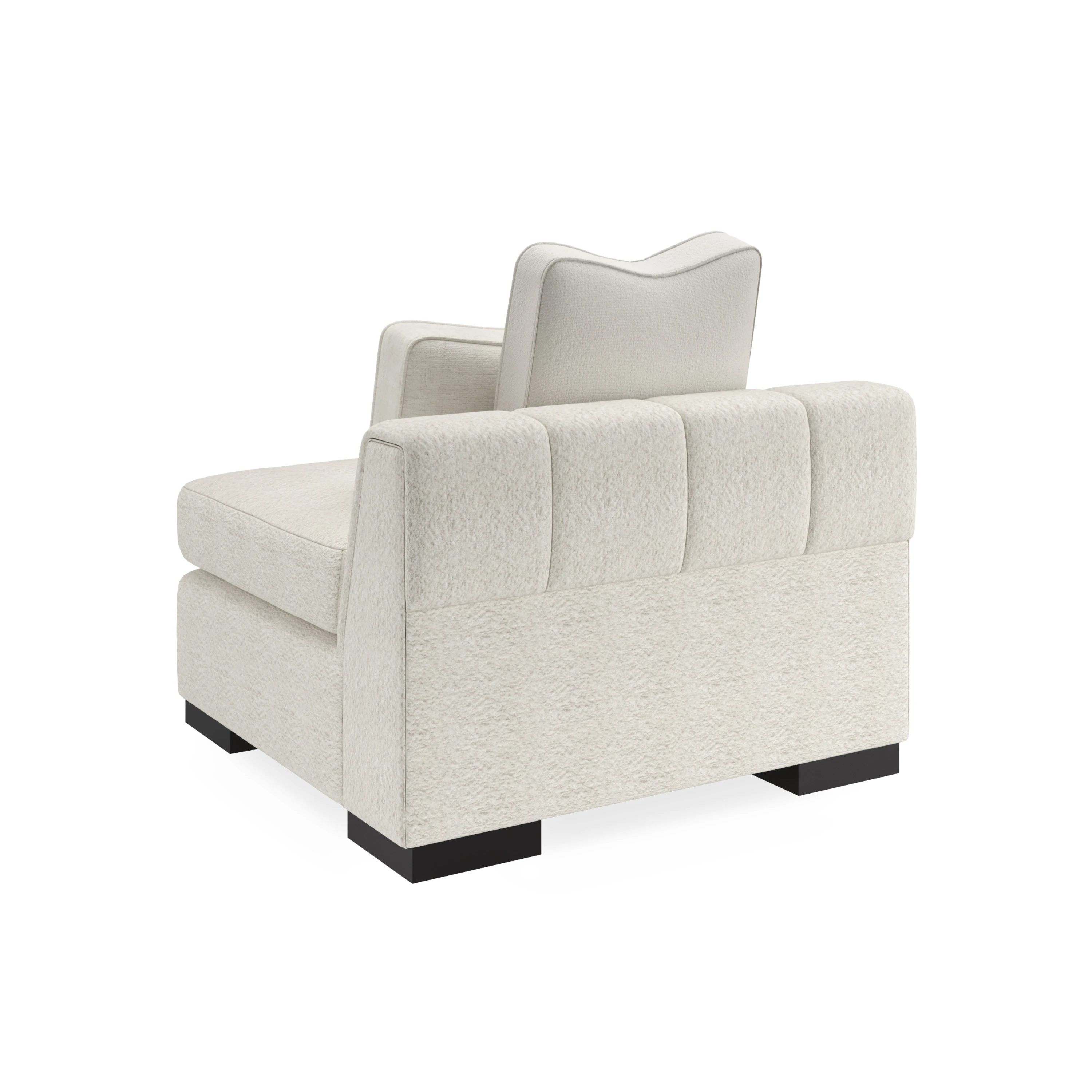 Edge Armless Chair - 3rd angle