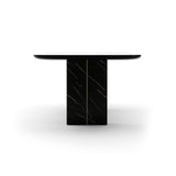 Overlap Rec Dining Tbl Base Dark - 2nd angle