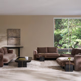 Overlap Rec Cocktail Table Dark in room - angle 1