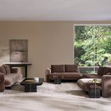 Overlap Rec Cocktail Table Dark in room - angle 1