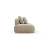Sasso Laf Straight Armless Loveseat - Oa - 2nd angle