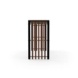 Pinstripe Dark Console Table - 2nd angle