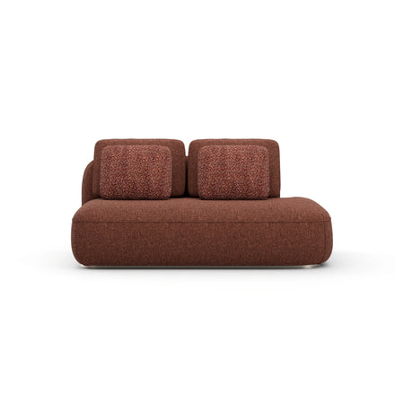 Right-Facing Straight Armless Loveseat