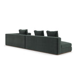 Bello Rt Chaise Sectional - 3rd angle