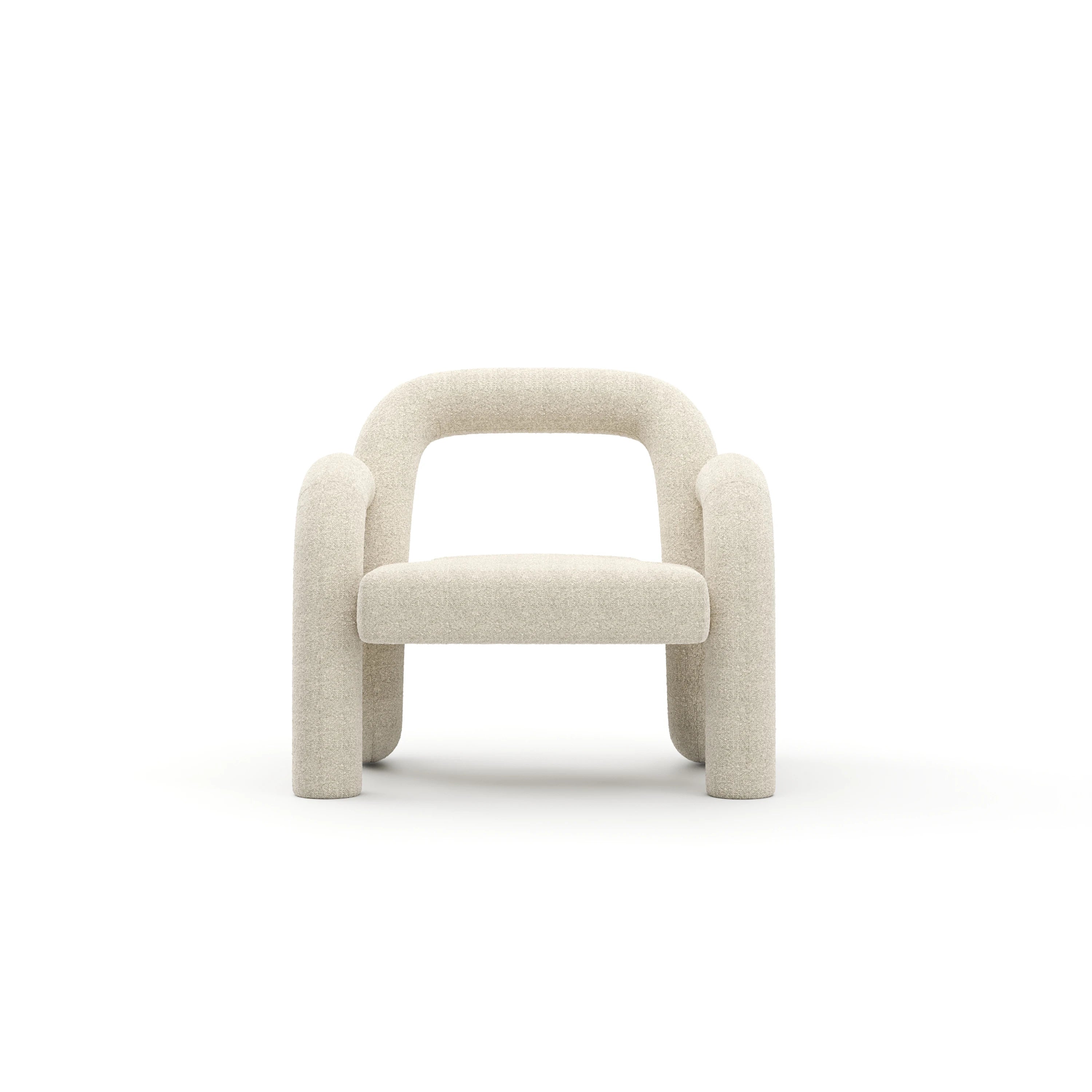 Gelee Uph Accent Chair - Ivory - primary image