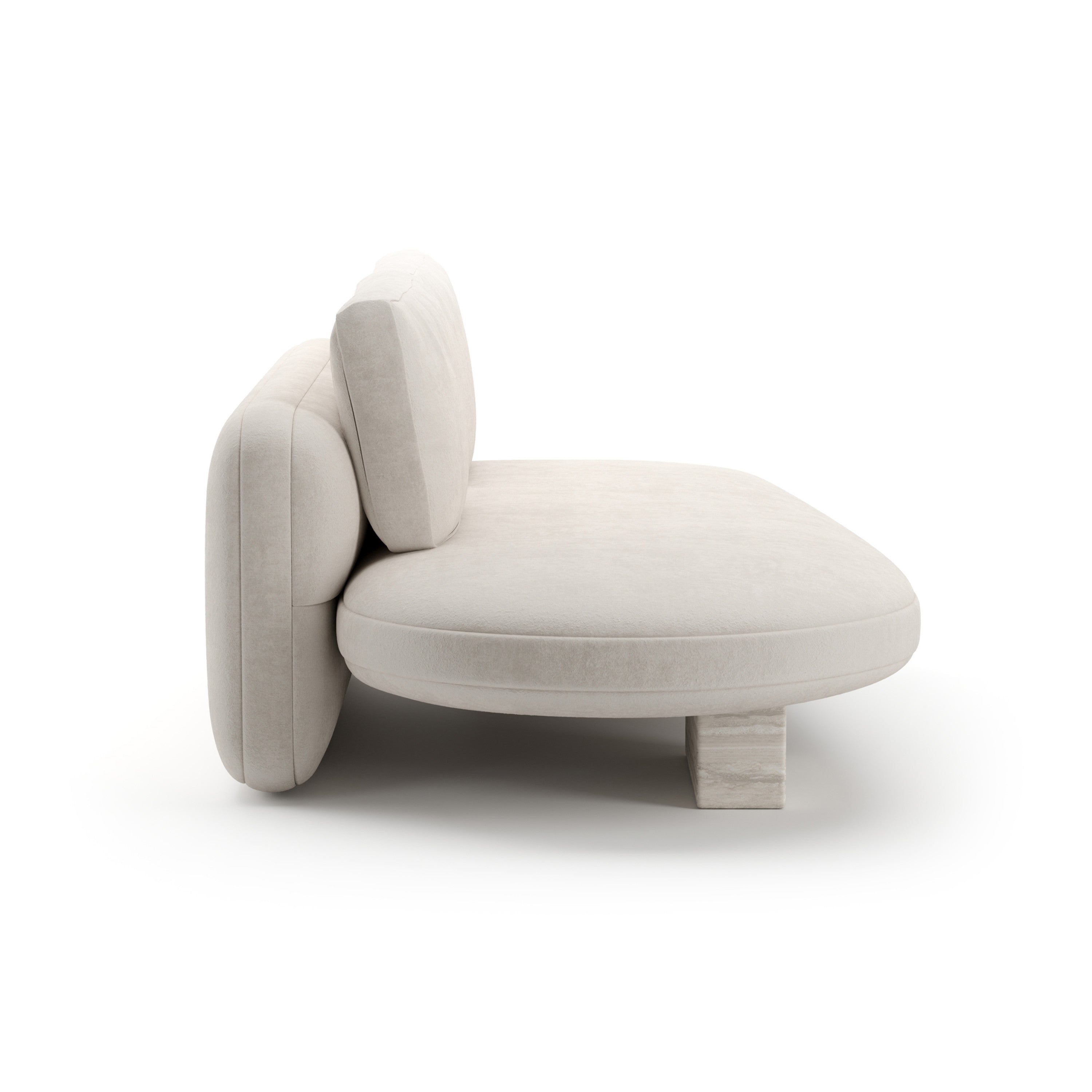 Overlap Raf Armless Bumper Ecru - 2nd angle