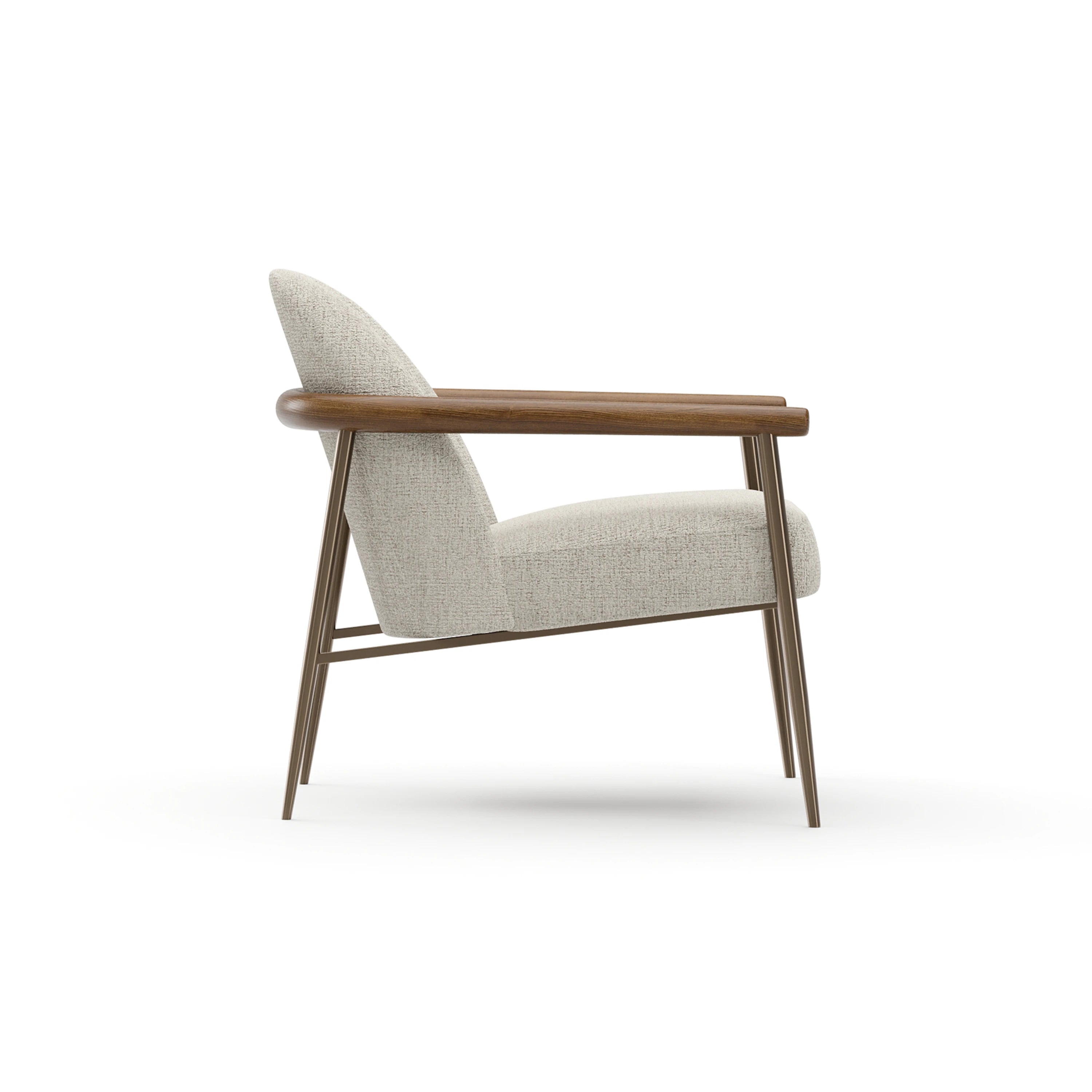 Altura Lounge Chair - Oatmeal - 2nd angle