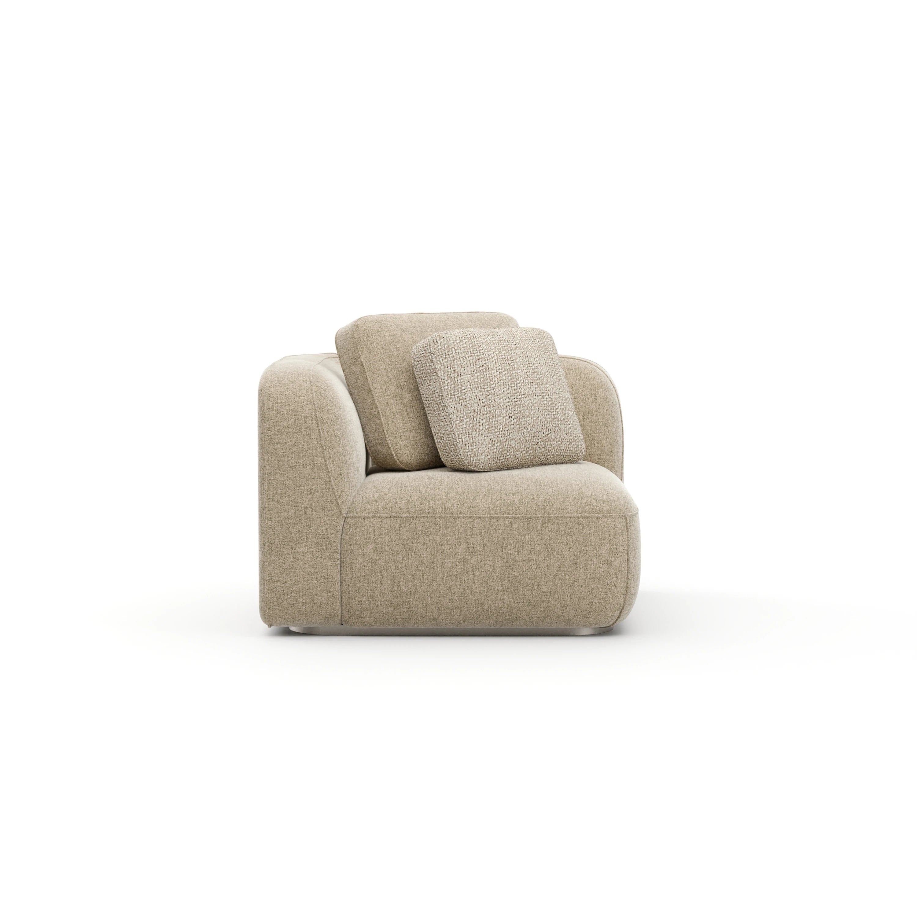 Sasso Corner Wedge - Oatmeal - primary image
