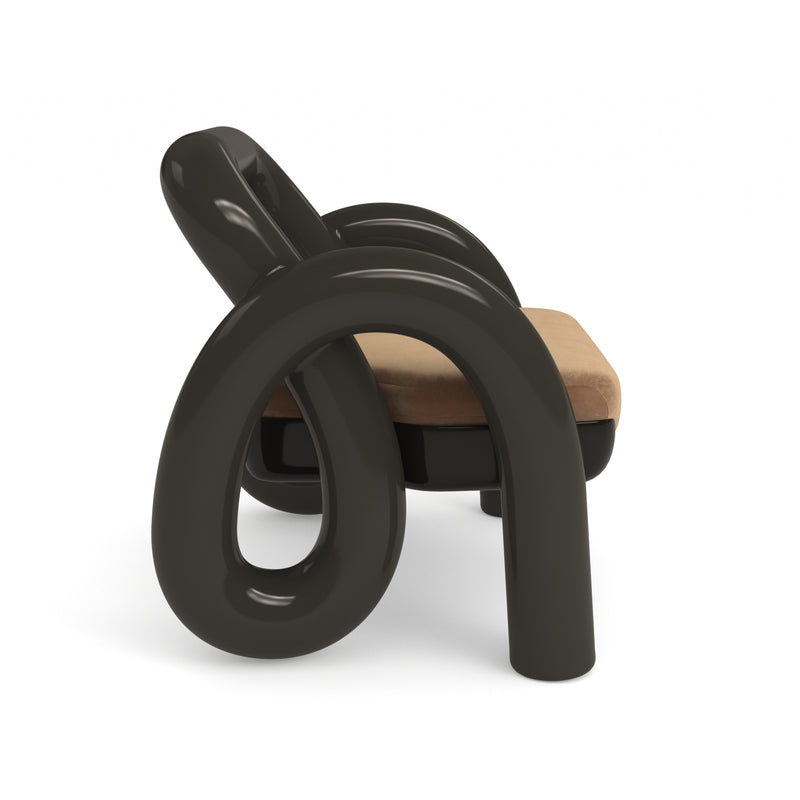 Gelee Accent Chair-Chocolate