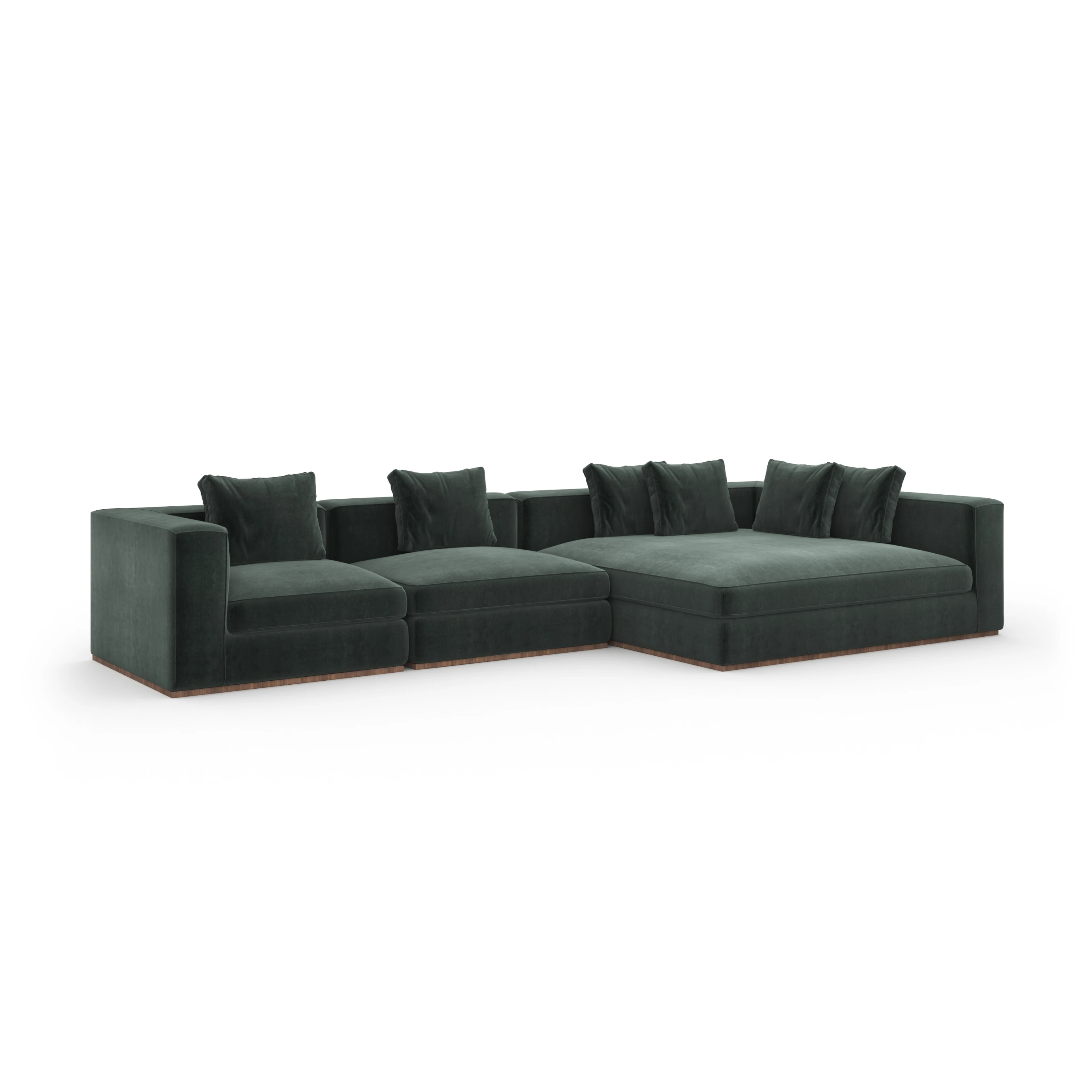 Bello 3Pc Raf Small Chaise Sectional - main image
