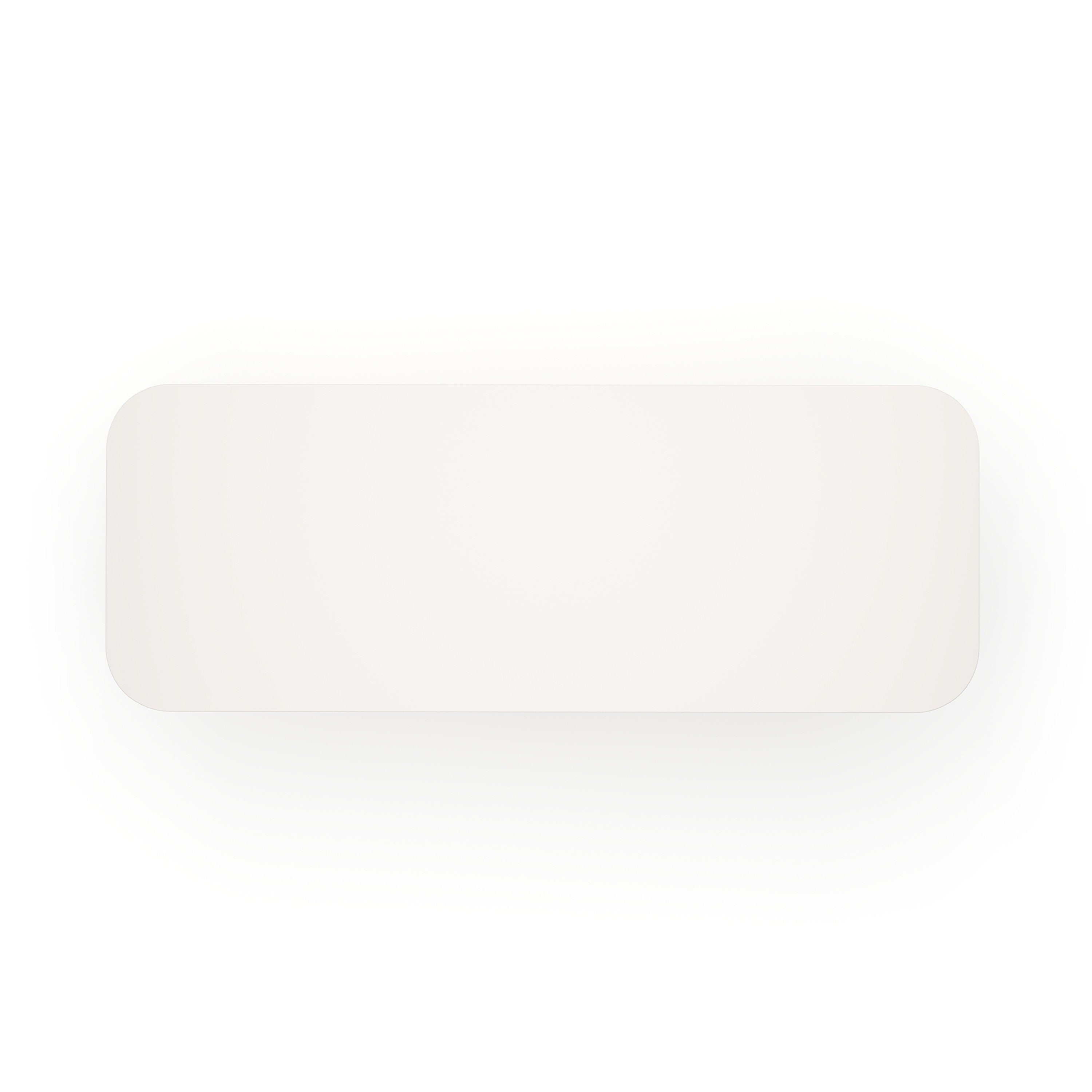 Overlap Rec Dining Table Base Light - 4th angle