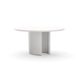 Tobie Round Dining Table - Latte - primary image