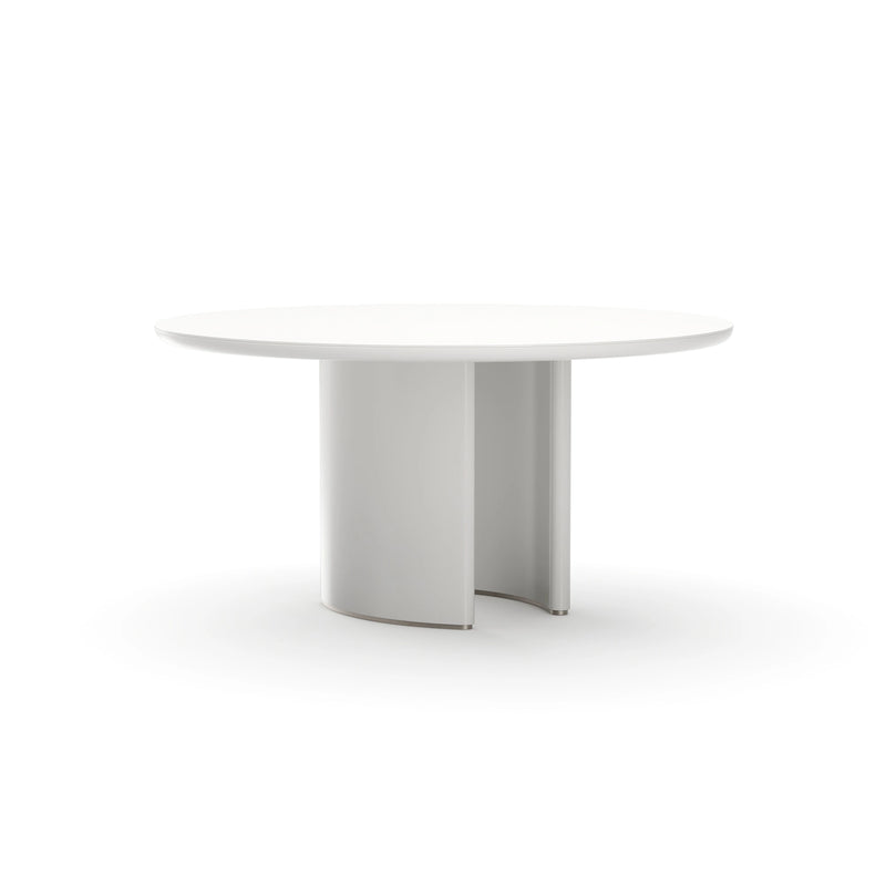 Tobie Round Dining Table - Latte