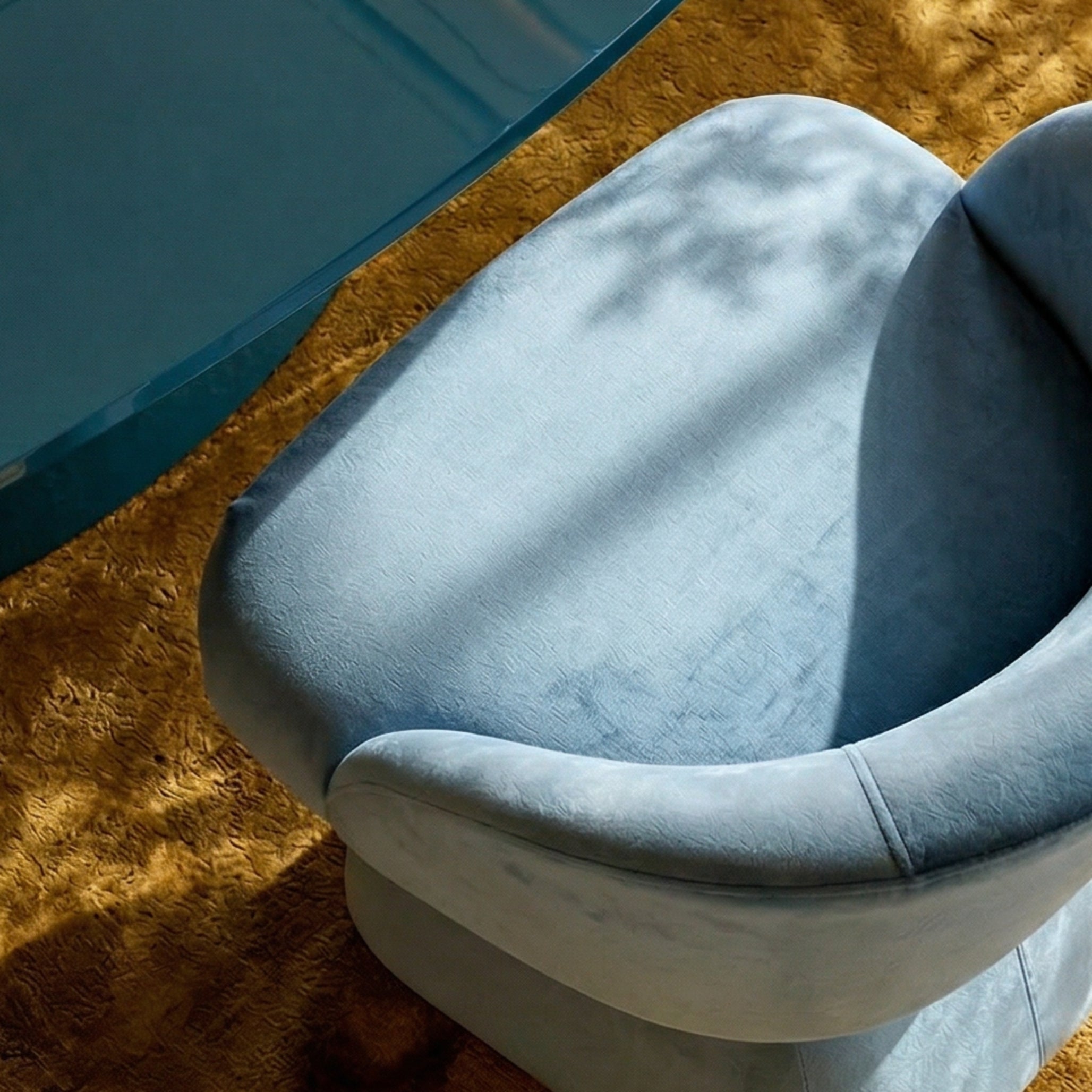 Vuelta Uph Dining Chair - Azure - detail 2.0