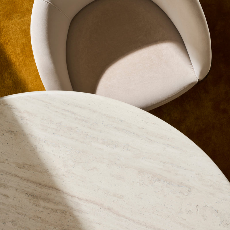 Fleur Wood Back Dining Chair