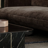 Overlap Laf Loveseat Dark Taupe - detail 2.0