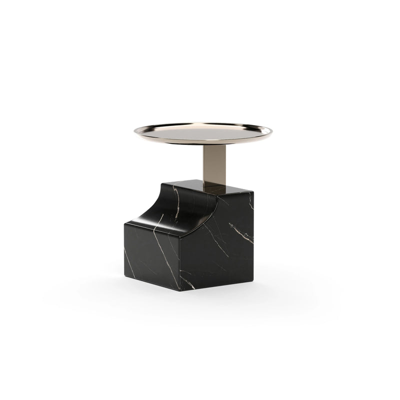 Overlap Sectional Accent Table Dark