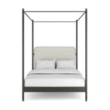Campaign King Bed With Canopy - angle 1
