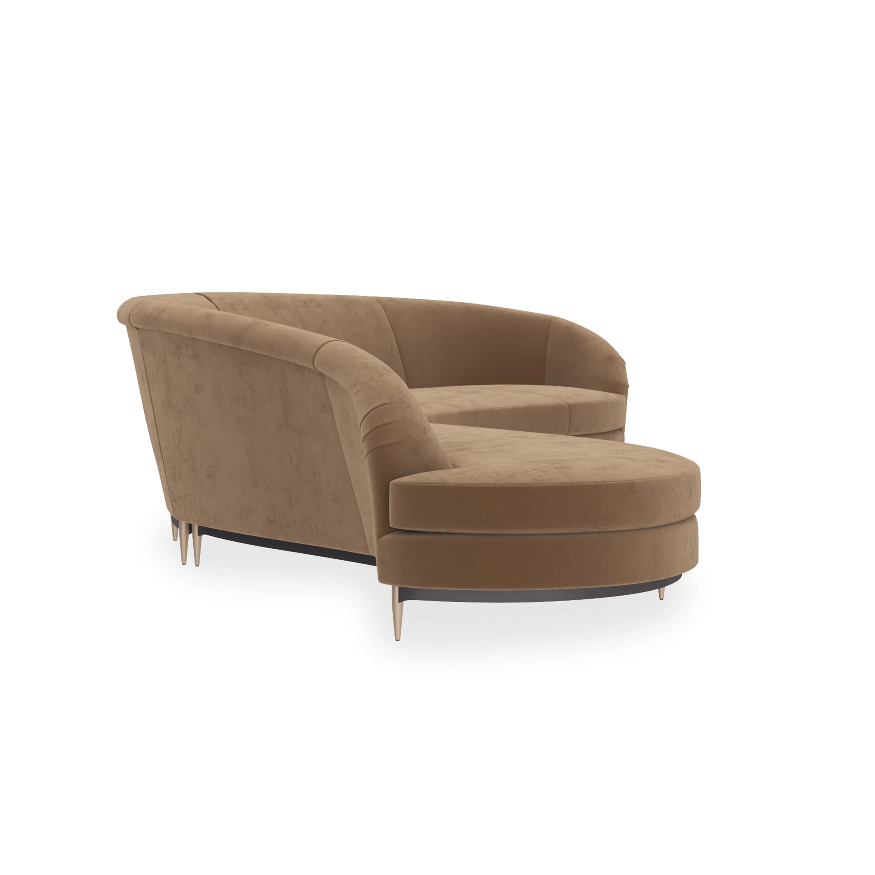 Three'S Company Lf Chaise 3Pc Sec - 2nd angle