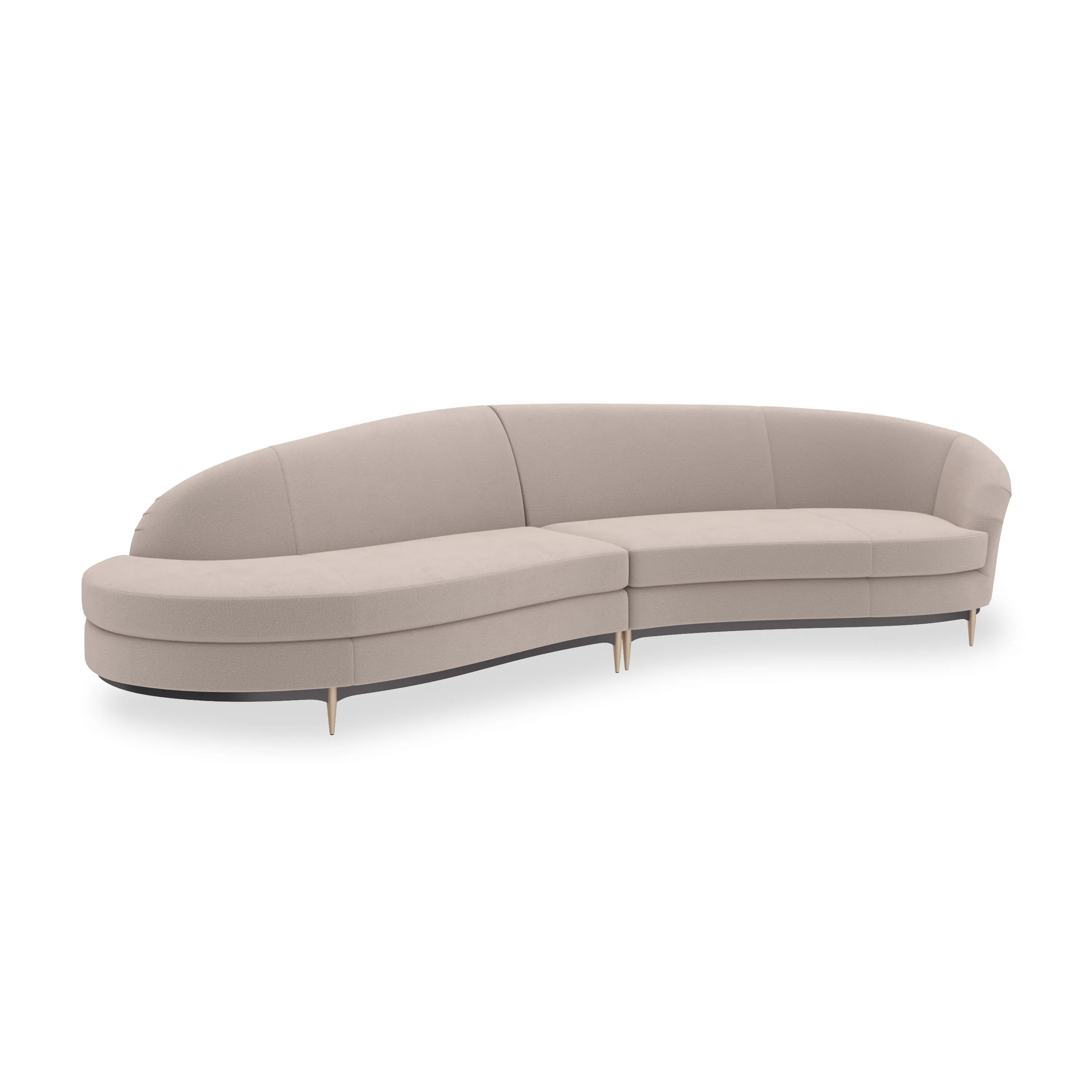 *Three's Company LF Chaise 2pc Sec - Ecr - main image