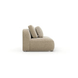Sasso Raf Straight Armless Loveseat - Oa - 2nd angle