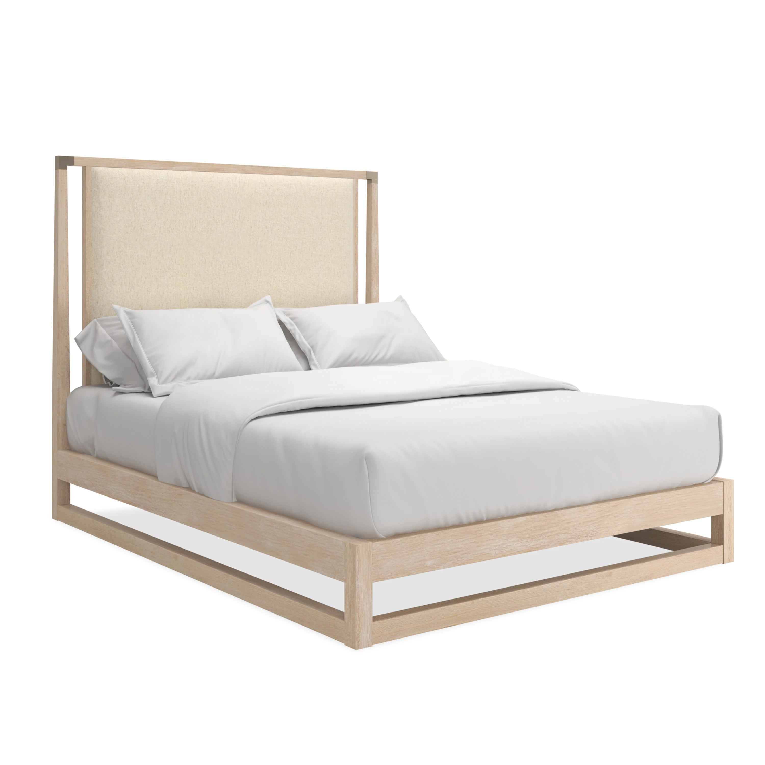 Pinstripe Uph Light Bed - Qn - main image