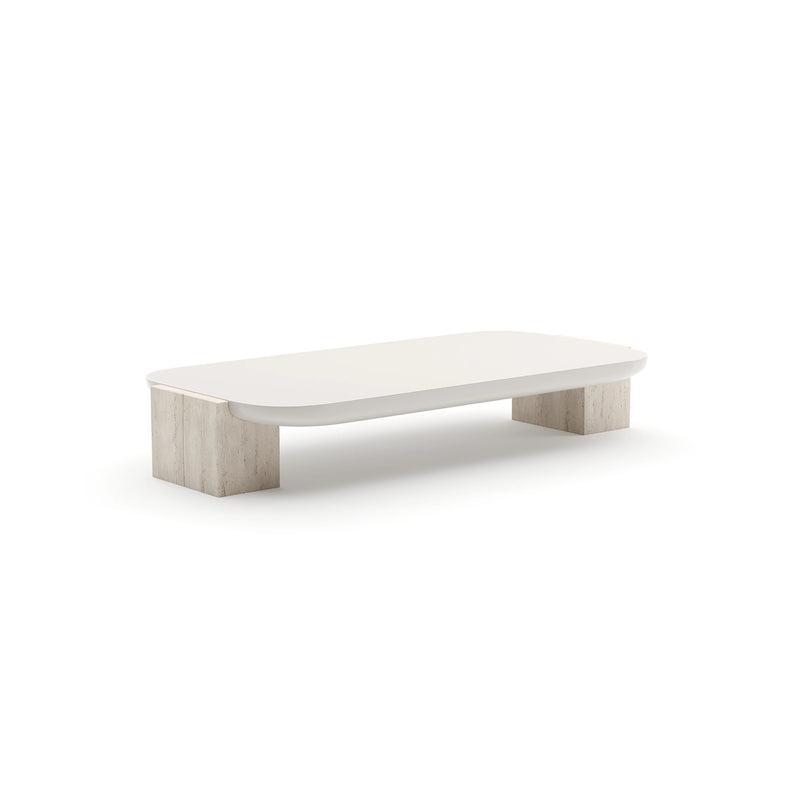 Overlap Rectangle Cocktail Table