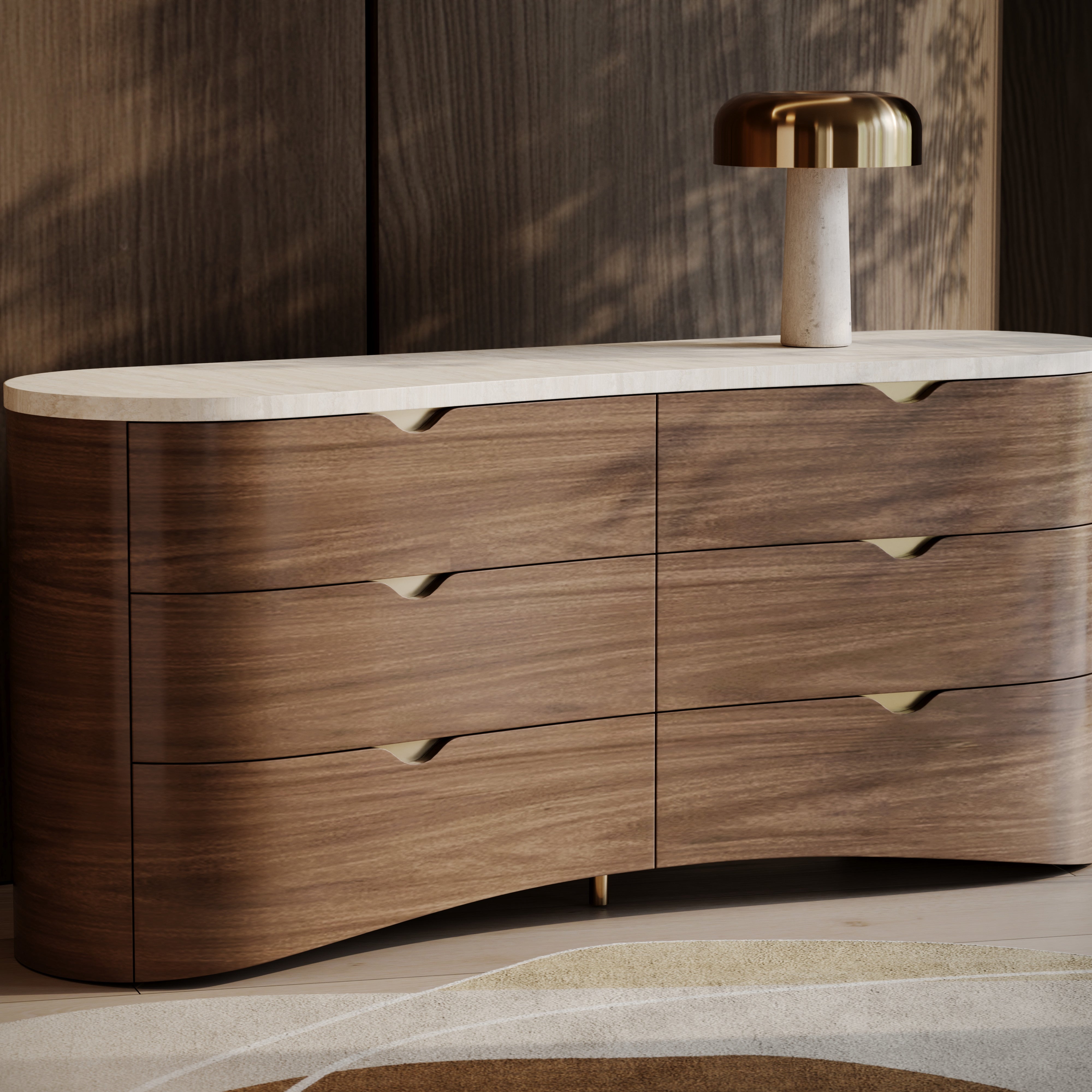 detail of Fleur Dresser