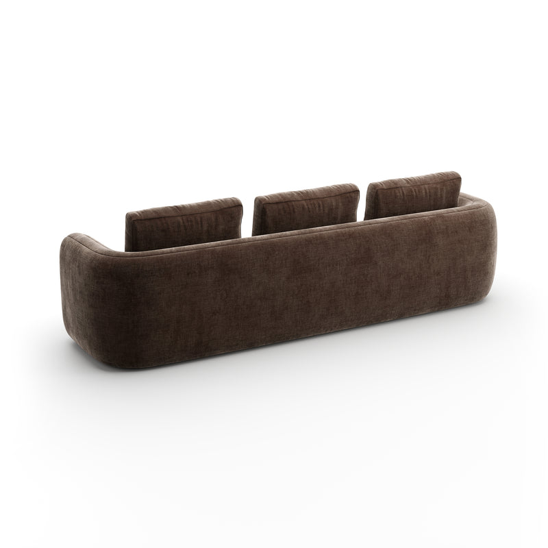 Overlap Sofa Dark Taupe