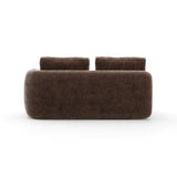 Overlap Raf Loveseat Dark Taupe