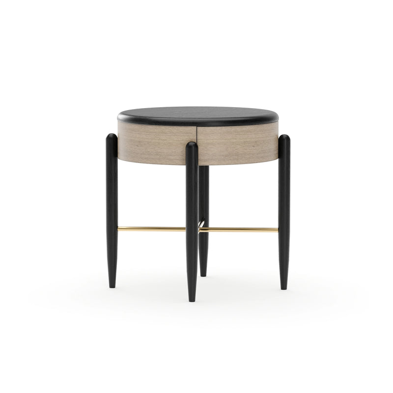 Madera Accent Nightstand - Chocolate
