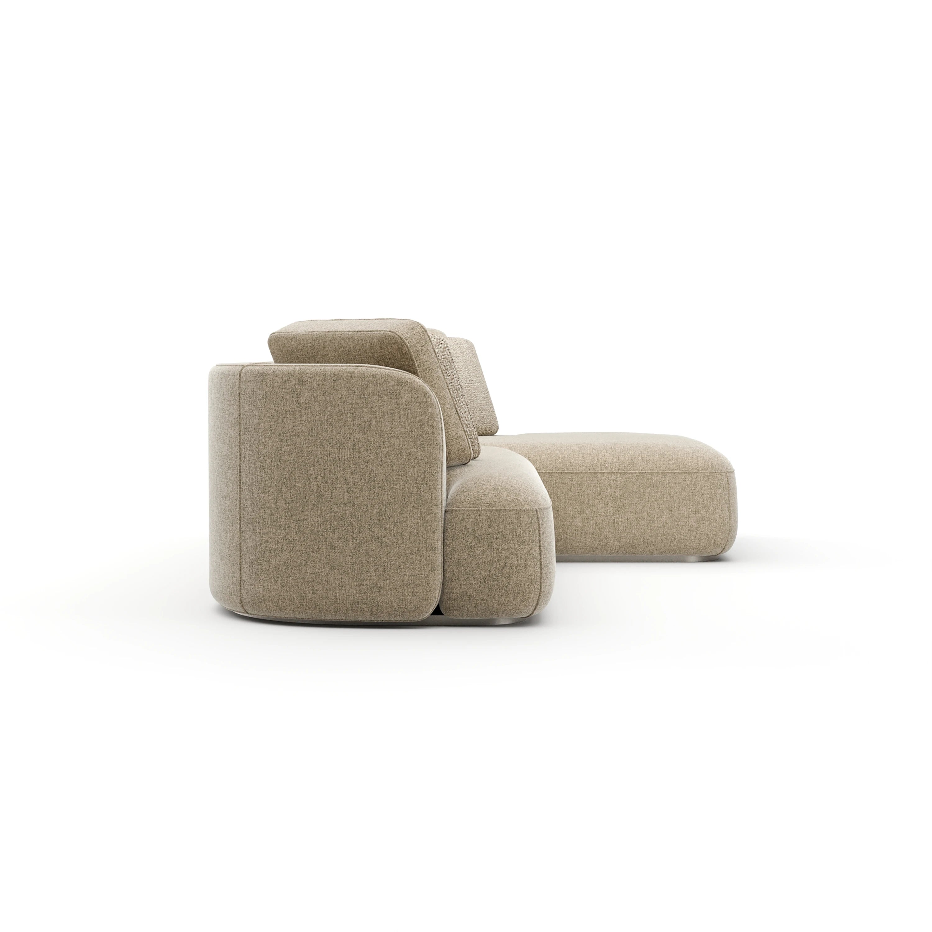 Sasso Right Chaise Sec - Oatmeal - 2nd angle [data-sku='UPH-426-SEC10-B']