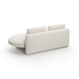 Overlap Laf Armless Bumper Ecru - 3rd angle