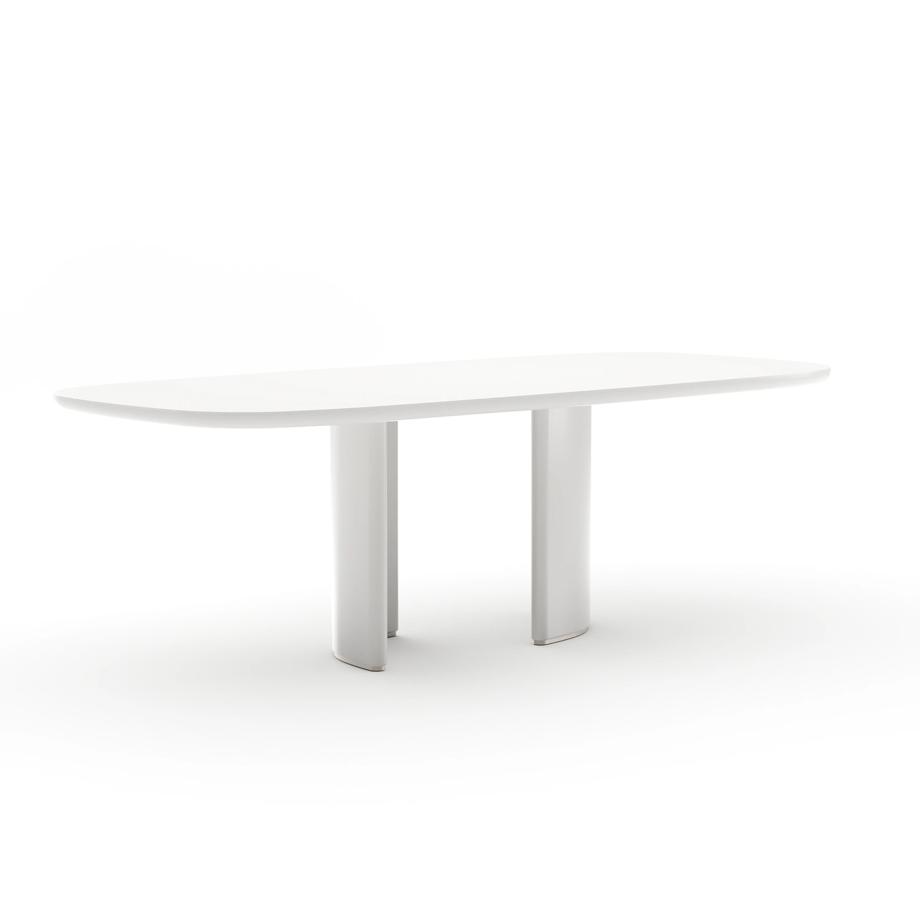 Toby Rec Dining Table - Almond Milk - primary image