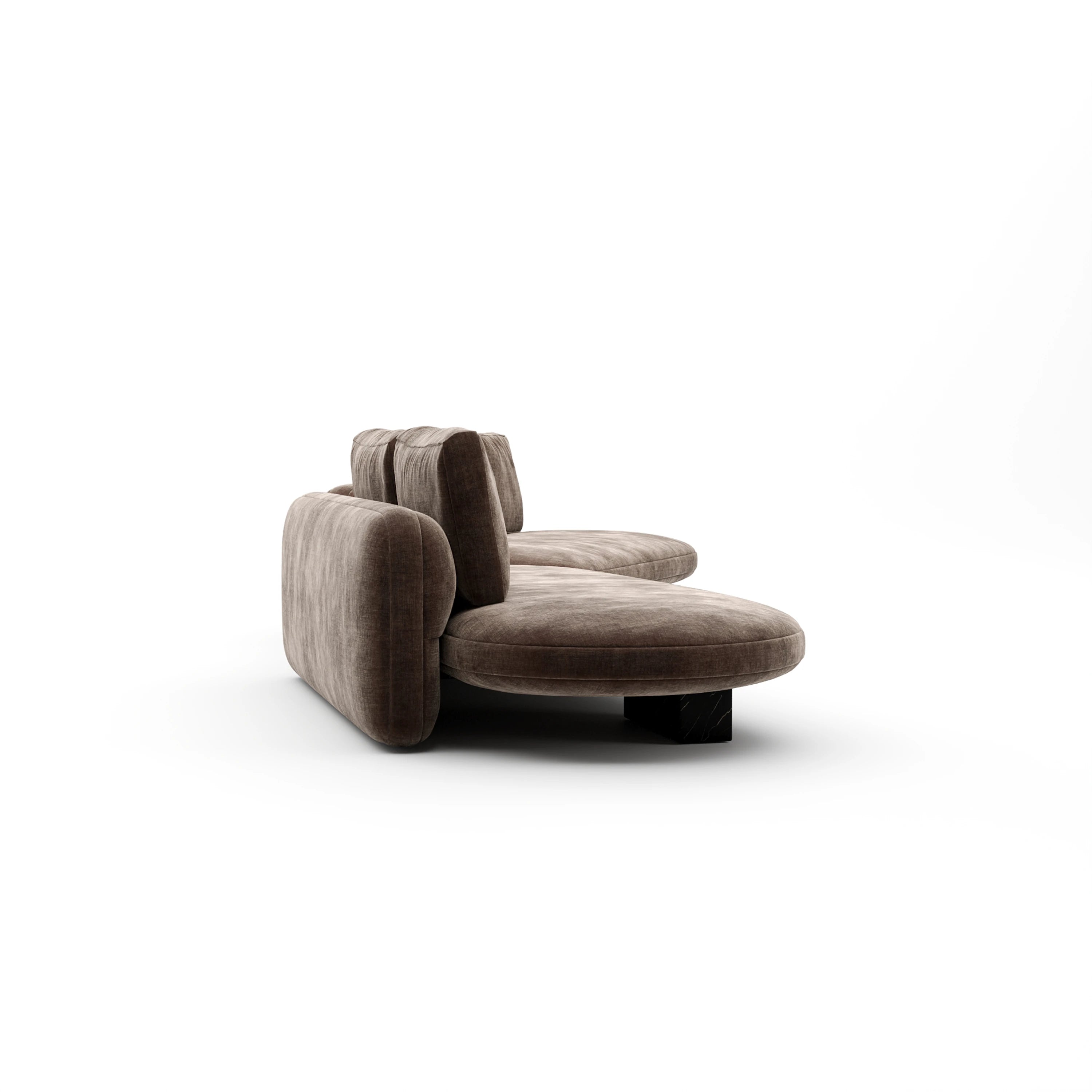 Overlap 3Pc Bumper Sec Dark Taupe - 2nd angle