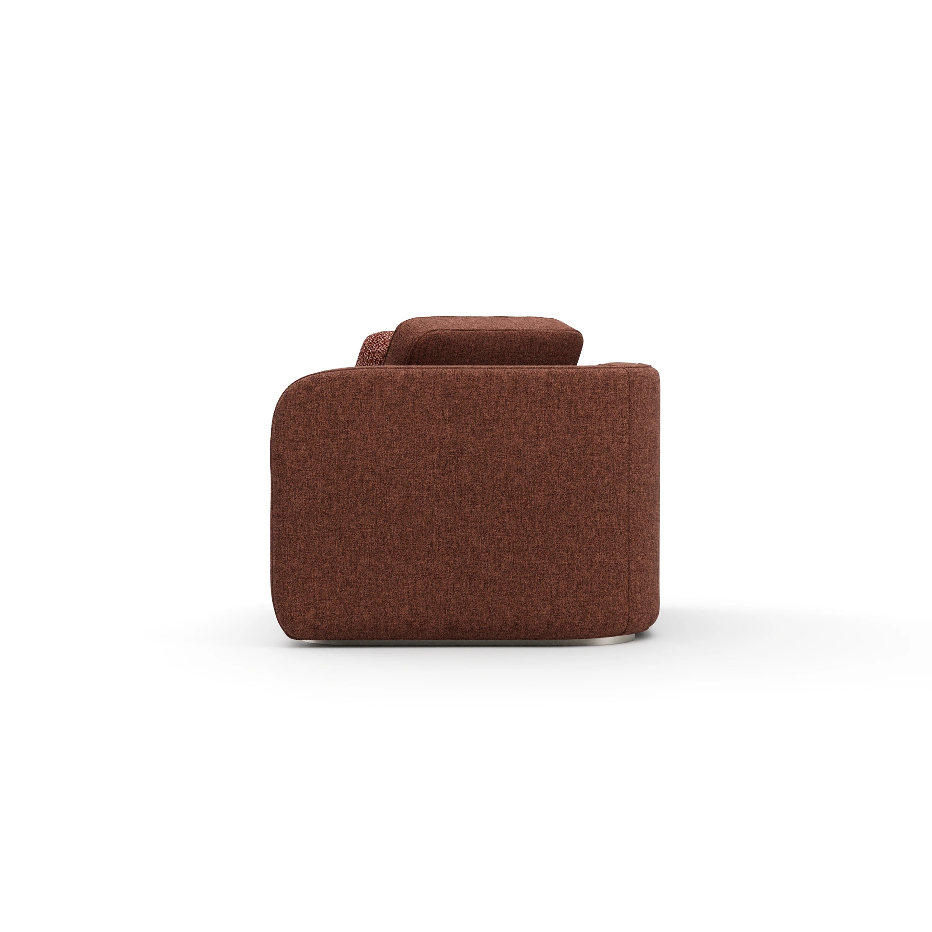 Sasso Corner Wedge - Saffron - 3rd angle