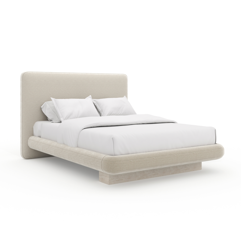 Overlap Uph Qn Bed Ivory