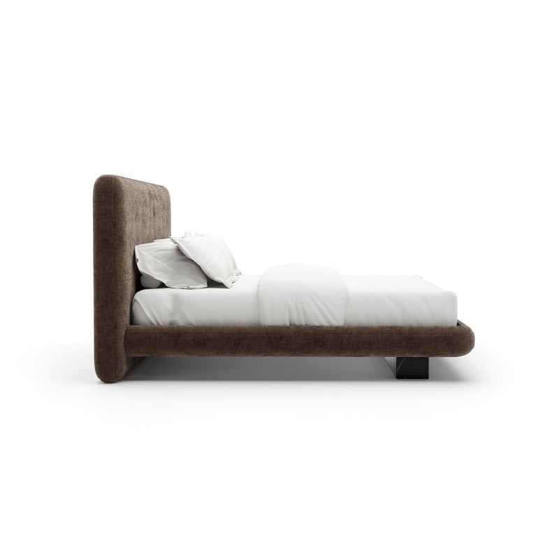 Ovelap Uph Kg Bed Fb Dark Taupe