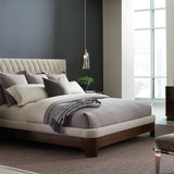 Moderne Bed Qn Hb in room - angle 1