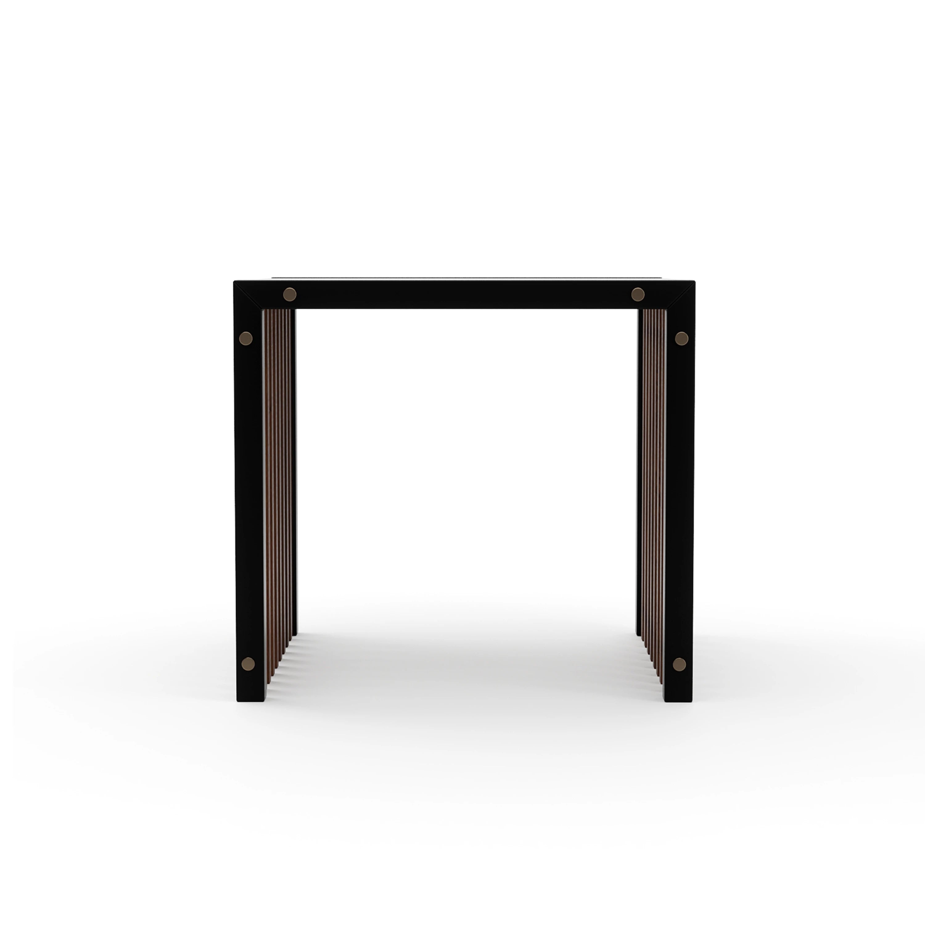 Pinstripe Dark End Table - primary image
