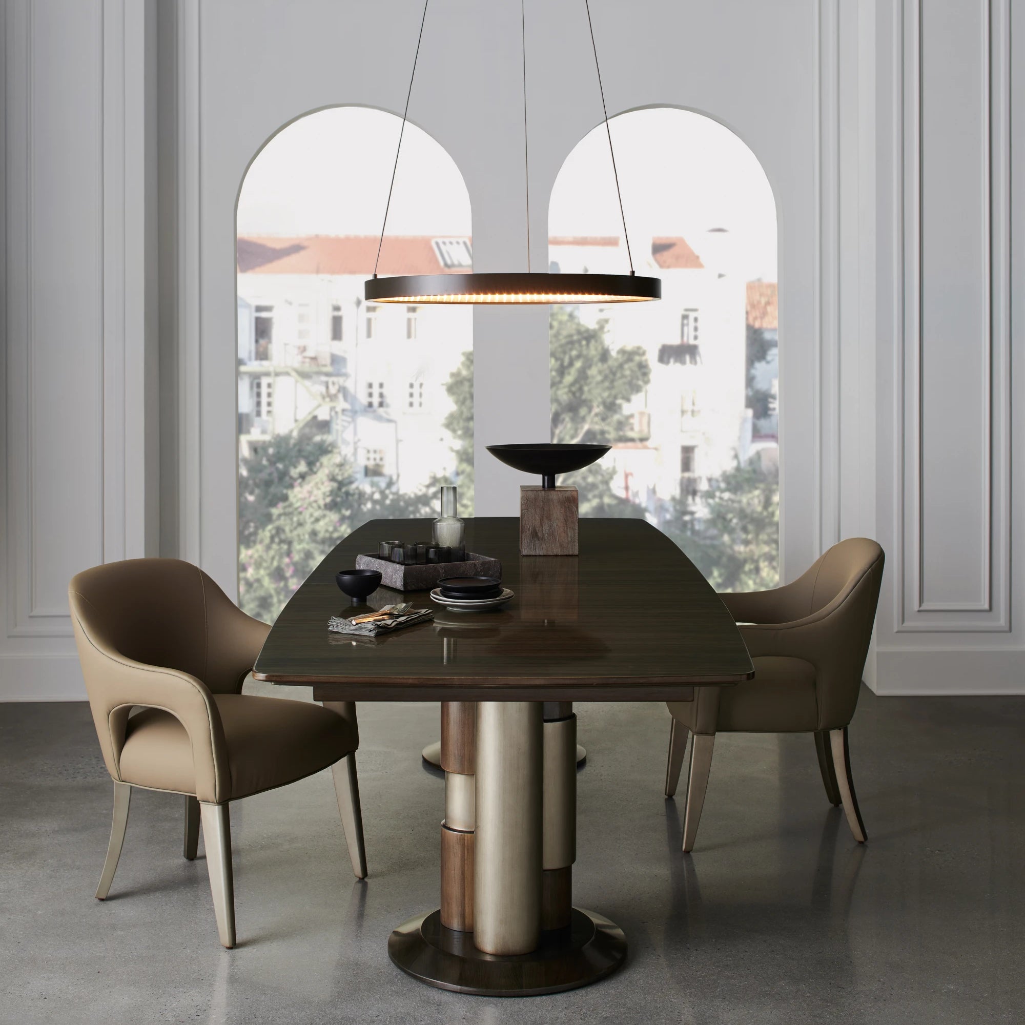 La Moda Table Top in room - angle 1