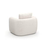 Overlap Chair Ecru - 3rd angle