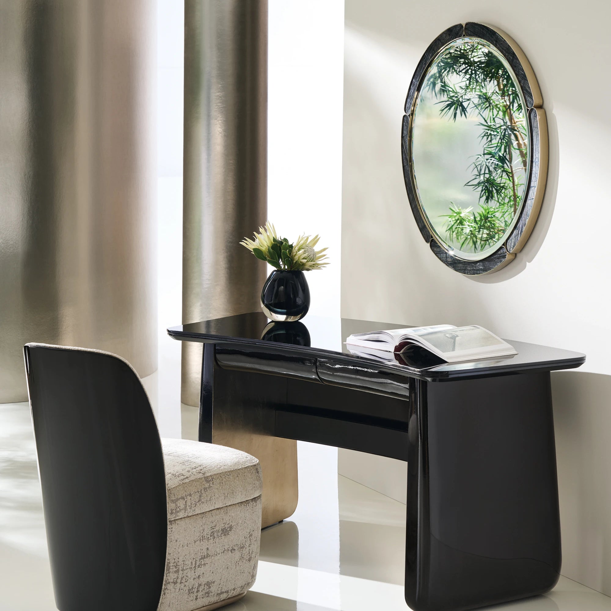 Cabochon Desk in room - angle 1