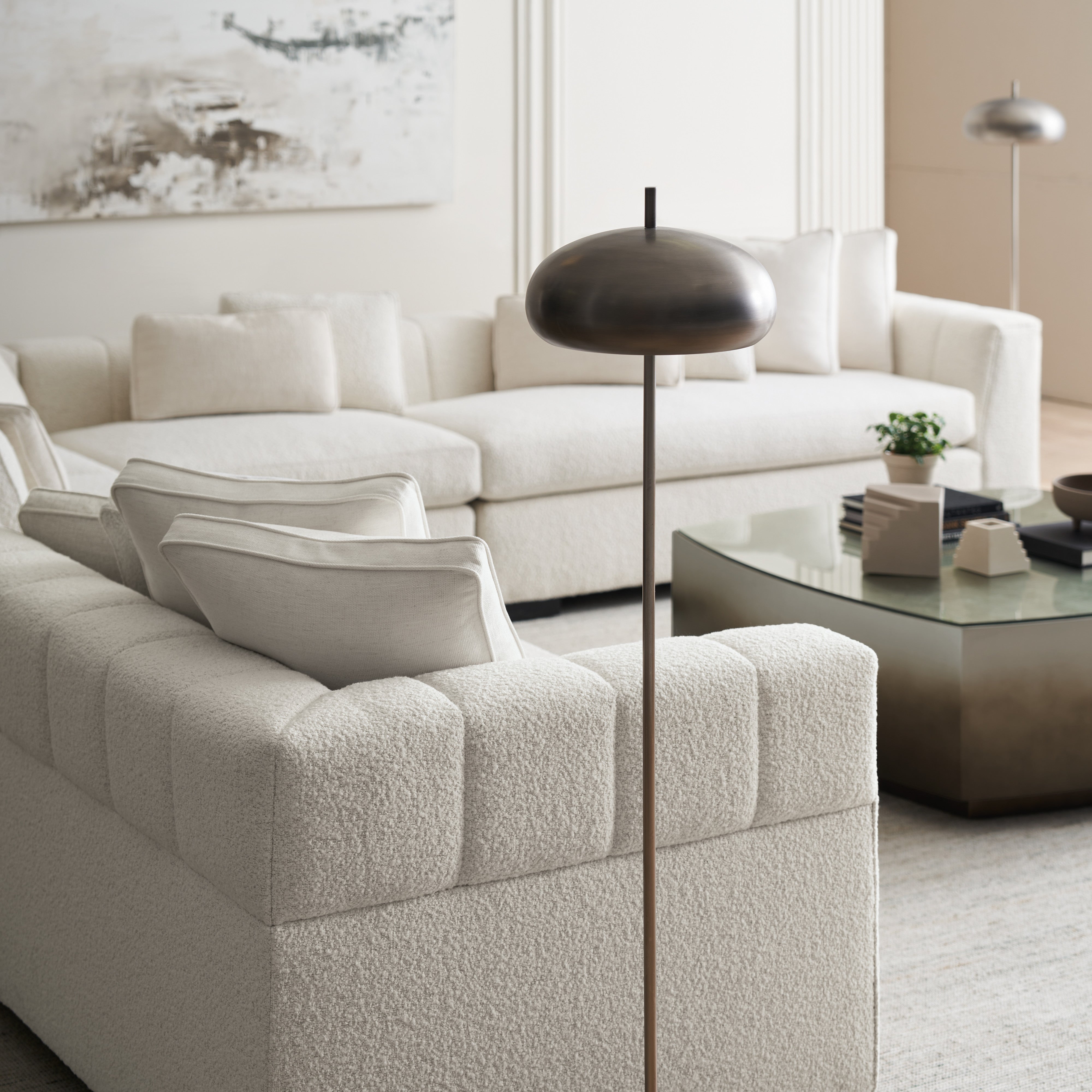 detail of Edge Armless Chair