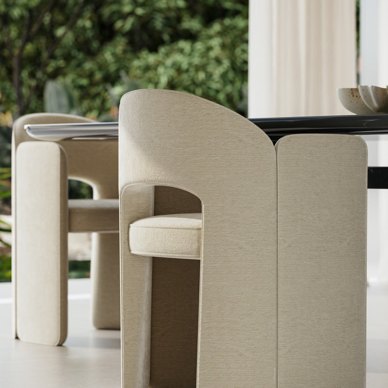 Overlap Arm Dining Chair