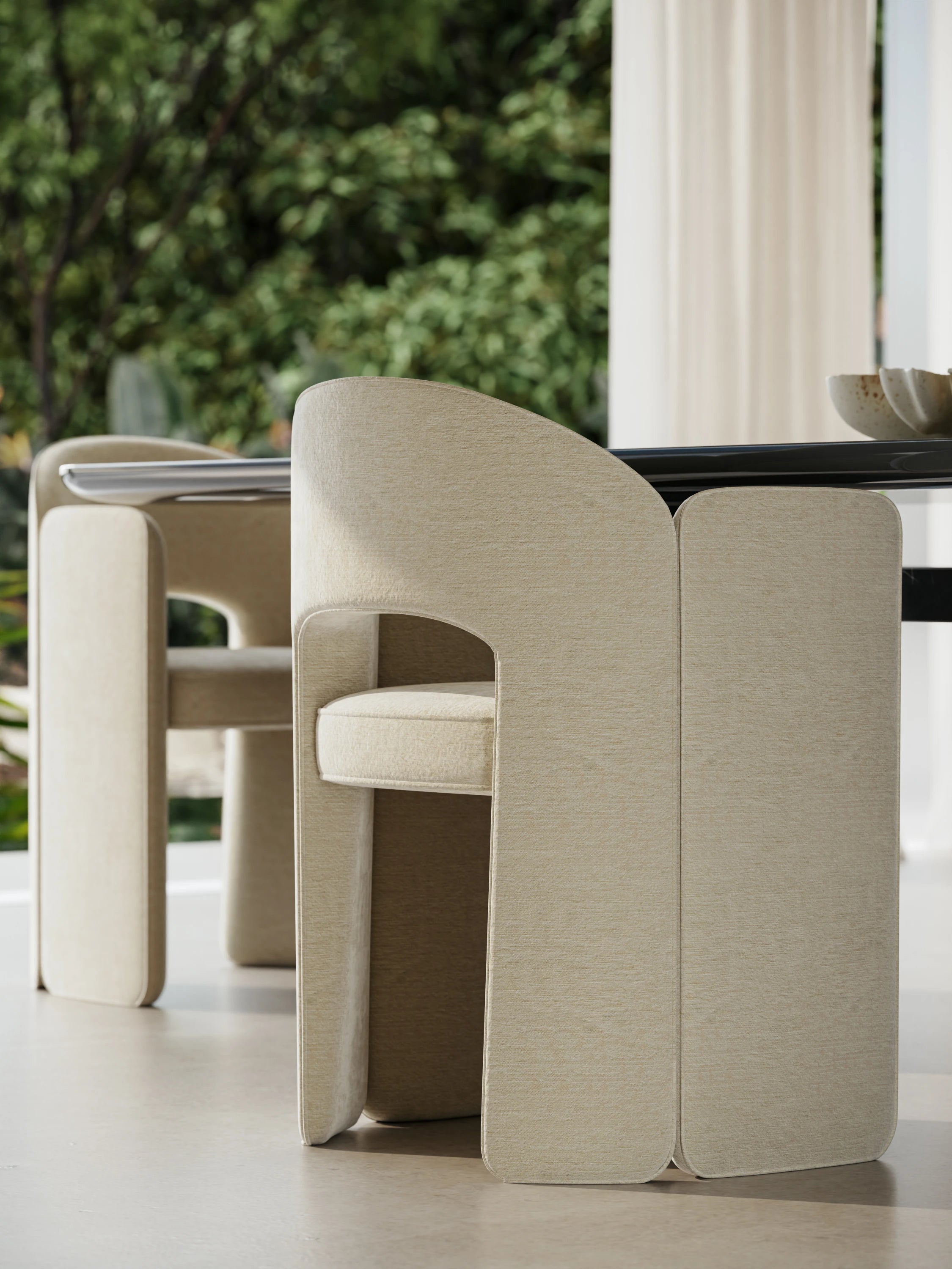 Overlap Arm Dining Chair - detail 2.0