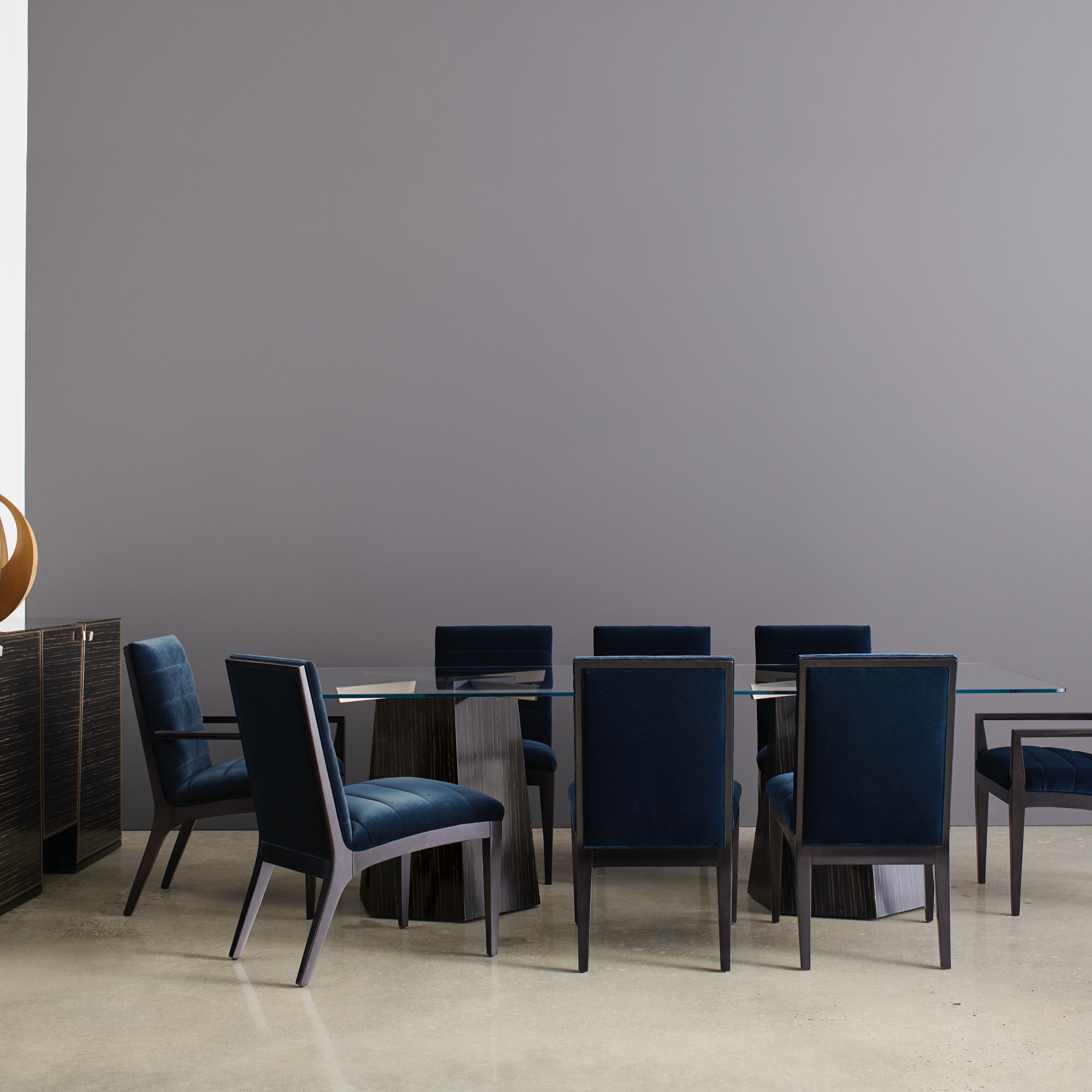 * Vector Dining Table in room - angle 1