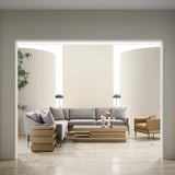 Remix Armless Chair in room - angle 1